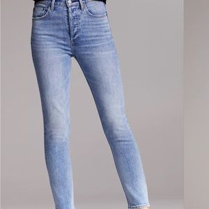 Denim Forum The Yoko High Raise Slim Jean